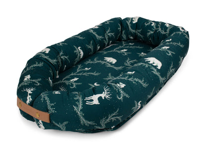 FILIBABBA - Babynest Natttryck - Bekväm & Säker Sömn 🌜✨