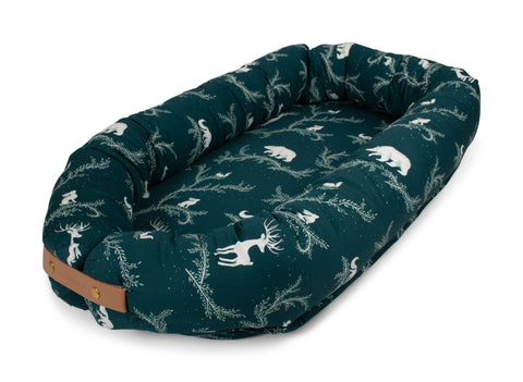 FILIBABBA - Babynest Natttryck - Bekväm & Säker Sömn 🌜✨