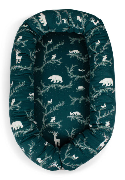 FILIBABBA - Babynest Natttryck - Bekväm & Säker Sömn 🌜✨