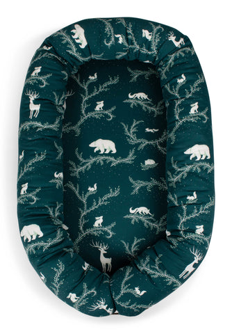 FILIBABBA - Babynest Natttryck - Bekväm & Säker Sömn 🌜✨