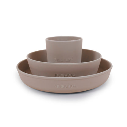 FILIBABBA - Set da Cena in Silicone - Essenziali per Pasti Confortevoli 🍽️✨