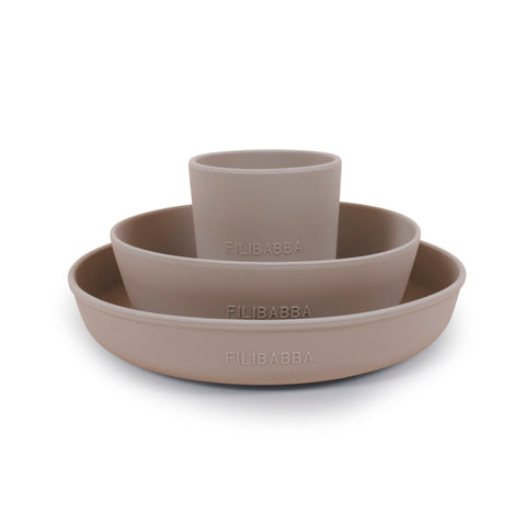FILIBABBA - Set da Cena in Silicone - Essenziali per Pasti Confortevoli 🍽️✨