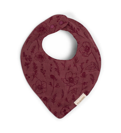 FILIBABBA - Baby Bib Fall Flowers - Eco-friendly Elegance 🌿✨