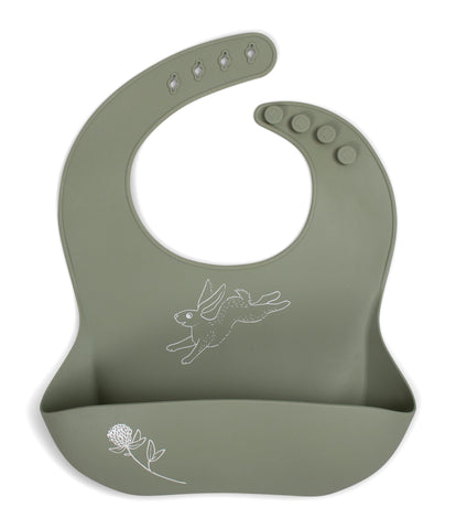 FILIBABBA - Bavaglino in Silicone - Design Carino di Coniglietto 🐰