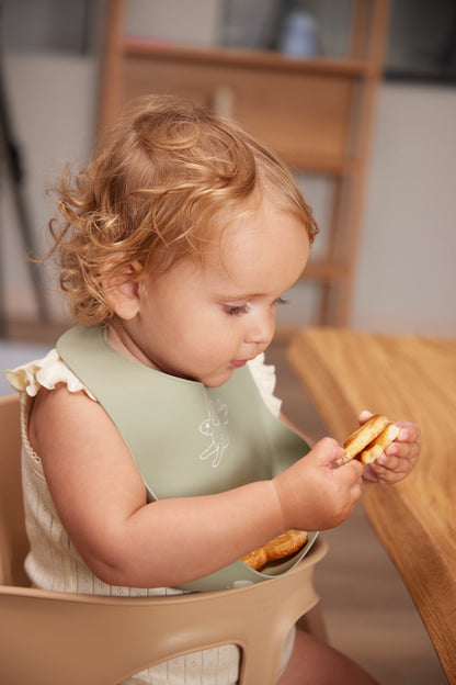 FILIBABBA - Bavaglino in Silicone - Design Carino di Coniglietto 🐰