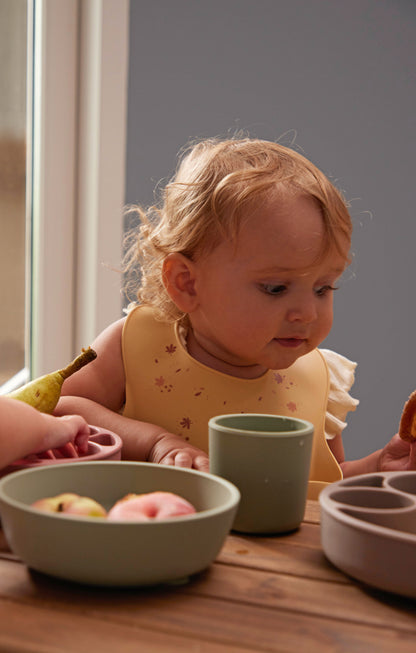 FILIBABBA - Silikon-Lätzchen Esskastanien - Halte die Mahlzeit sauber! 🍂✨