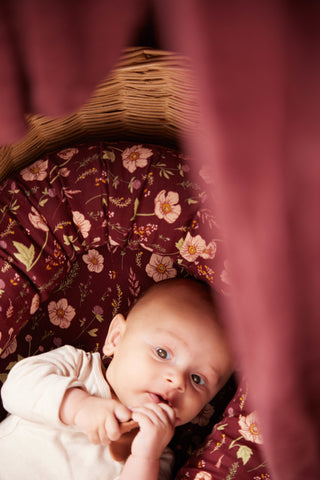 FILIBABBA - Niche pour bébé Fleurs d'automne - Confort d'automne douillet 🌸🍂