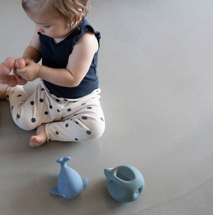 FILIBABBA - Christian the Whale Teether - Playful Nordic Charm 🐳✨