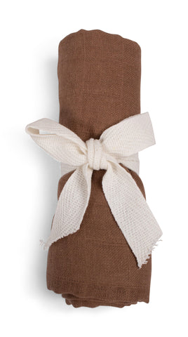 FILIBABBA - GOTS Brownie Muslin Doek - Essentiële Babyverzorging 🌿👶