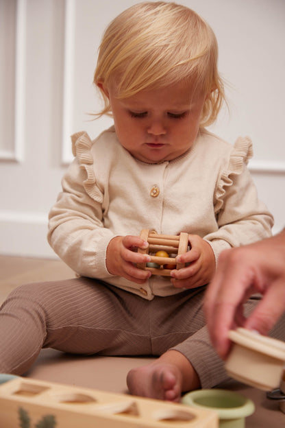 FILIBABBA - Træ Sensory Legetøj Sæt - Udforsk & Leg Overalt! 🎒🎈