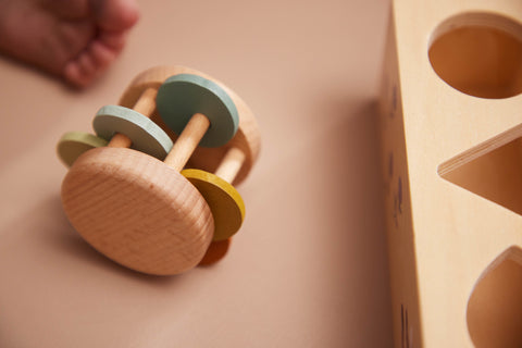 FILIBABBA - Træ Sensory Legetøj Sæt - Udforsk & Leg Overalt! 🎒🎈