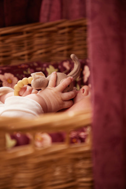 FILIBABBA - Henny Zajączek Grzechotka Teething - Miękka i Zabawna Radość 🐰✨