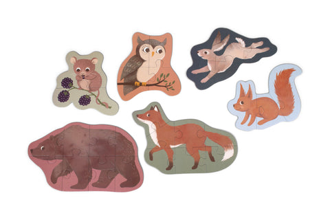 FILIBABBA - Нордичні звірі Пазл Комплект - Весело та Навчання 🧩✨