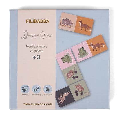 FILIBABBA - Nordiskt Djur Dominospel - Roligt för Barn! 🦊🎲