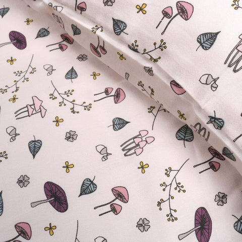 FILIBABBA - Skogsgolv Rosen Baby Sängkläder - Mysiga Drömmar 🌿💤