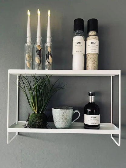 MIOMIO Double White Shelf - Versatility Meets Elegance