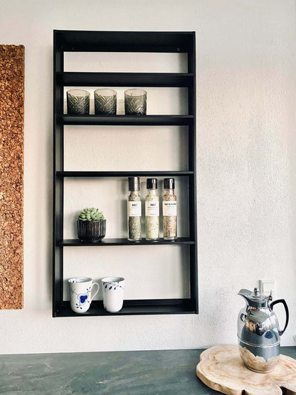 MIOMIO XL Black Shelf - A Fusion of Elegance and Spaciousness