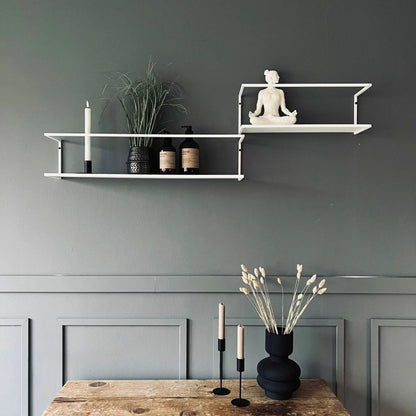 MIOMIO Duo Shelves in Pristine White - Elegance Meets Versatility