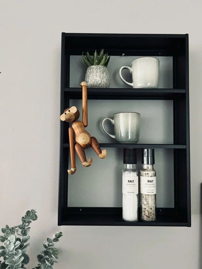 MIOMIO Small Shelf in Sleek Black - A Fusion of Elegance and Practicality