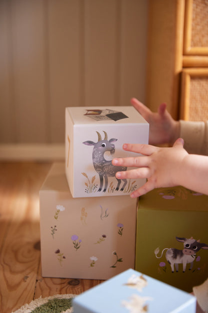 FILIBABBA - Bondgård Stapel Block - Roligt & Lärande för Barn 🐑🧮