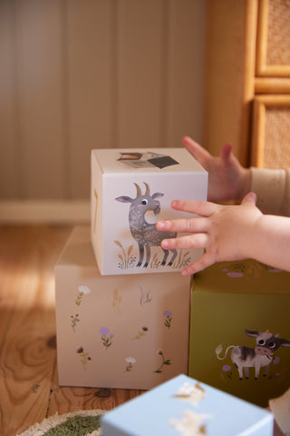 FILIBABBA - Bondgård Stapel Block - Roligt & Lärande för Barn 🐑🧮