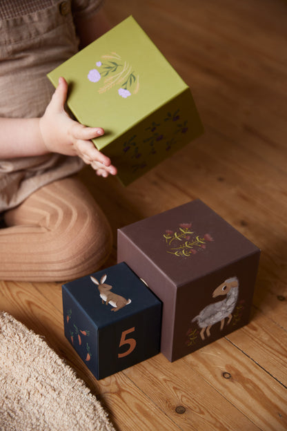 FILIBABBA - Bondgård Stapel Block - Roligt & Lärande för Barn 🐑🧮