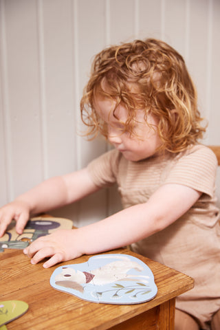 FILIBABBA - Gårdsdjur Pusselset - Roligt & Lärande för Barn 🧩🐴