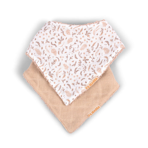 FILIBABBA - Bandana Bib 2-Pack - Bedårende & Absorberende 🌿✨