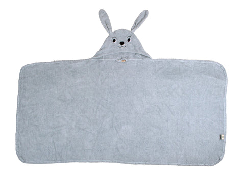 FILIBABBA - Ręcznik z kapturem z motywem królika - Przytulny komfort dla dzieci 🐰✨