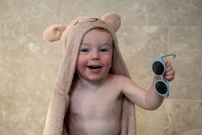 FILIBABBA - Serviette à Capuche Ourson - Amusement de Bain Douillet ! 🐻