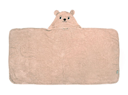 FILIBABBA - Serviette à Capuche Ourson - Amusement de Bain Douillet ! 🐻