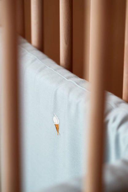 FILIBABBA - Spjälsängsskydd Cool Summer - Söta Drömmar Väntar 🌿✨