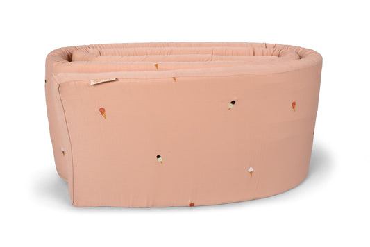  FILIBABBA - Snygg Sommar Broderad Sängkant - Söta Drömmar Väntar 🌟🍦