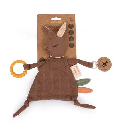FILIBABBA - Bella the Bunny Snuggle Cloth - Lugnande Komfort för Bebisar 🐰💤