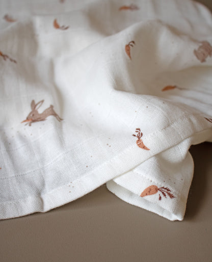 FILIBABBA - Muslin Klud GOTS - Essentiel Baby Komfort 🌿🐇