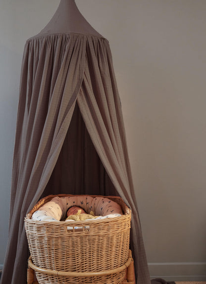 FILIBABBA - Навіс для ліжка кам'яного сірого кольору - Затишний сон магія 🌙✨