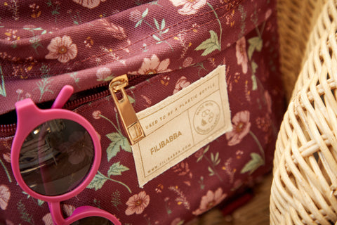 FILIBABBA - Återvunnet RPET Ryggsäck - Höstblommor Glädje 🌼🎒