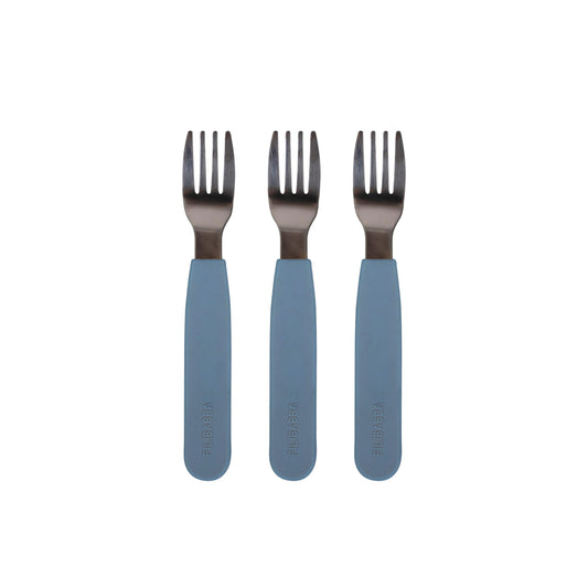 FILIBABBA - Silikon Gabel Set 3er-Pack - Perfekt für Kinder 👶✨