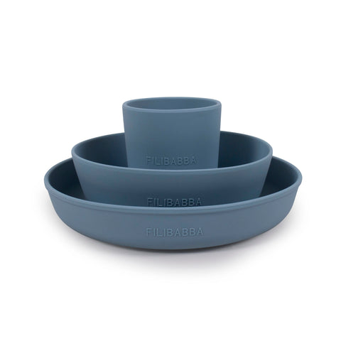 FILIBABBA - Silicone Servieset - Perfect voor Kleine Handjes! 🍽️🌈