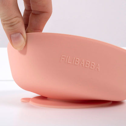 FILIBABBA - Conjunto de Cuencos de Silicona 2-Pack - Perfecto para Niños 🍑