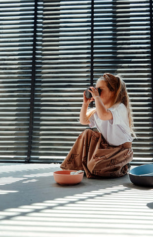 FILIBABBA - Conjunto de Cuencos de Silicona 2-Pack - Perfecto para Niños 🍑