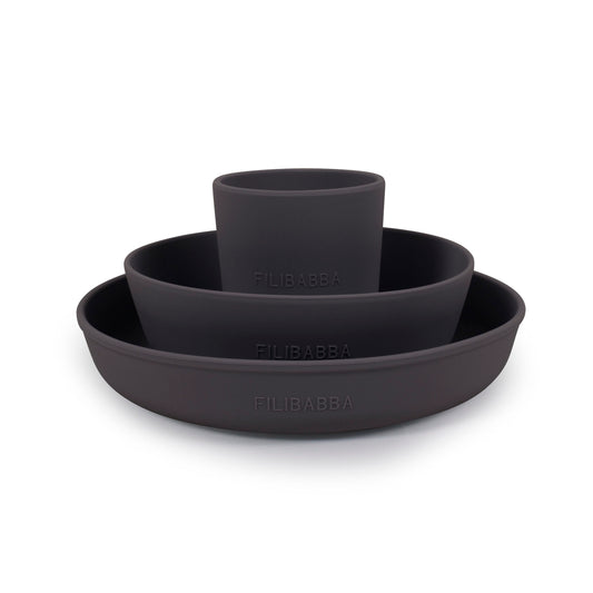 FILIBABBA - Silikone middagstallerkener sæt - Stilfuld & holdbar 🌟