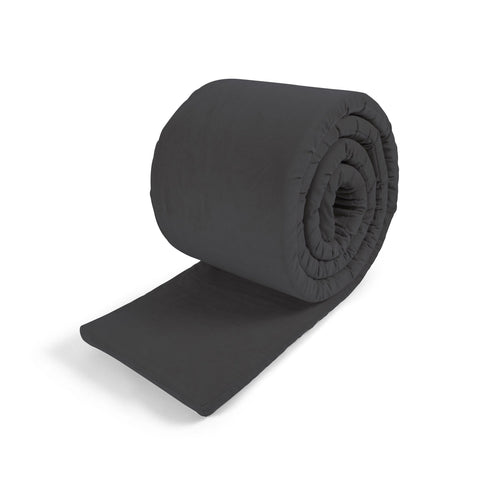 FILIBABBA - Sängkantskydd Snodd Sten Grå - Mysig Skydd för Barn 🚼✨