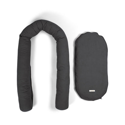 FILIBABBA - Babynest Cord Stone Grey - Mysig Komfort för Bebisar ✨