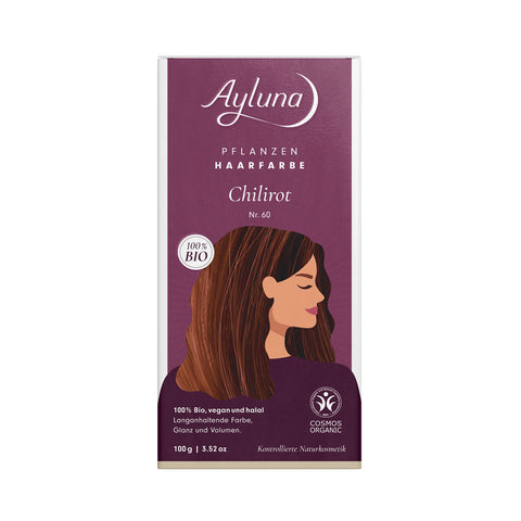 Ayluna - Chili Red Plant-Based Hair Dye - Vibrant Natural Color 🌿✨