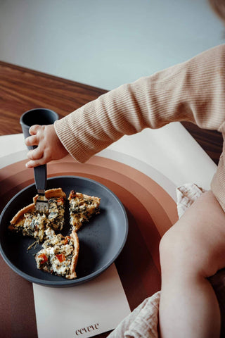 FILIBABBA - Silikone Tallerkensæt, 2-Pack - Praktisk Elegance til Børn 🍽️✨