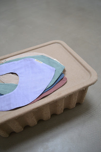 FILIBABBA - Muslin Bib Muddly Blue - Eco-Friendly Comfort 🌿