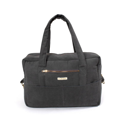 FILIBABBA - Borsa Mamma Cord Stone Grey - Elegante e Spaziosa 🌟👜