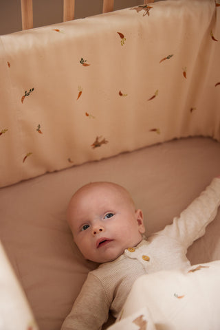 FILIBABBA - Morotsstjäla Sängbumpare - Mysig & Säkra Sömnzon 🌿🍼