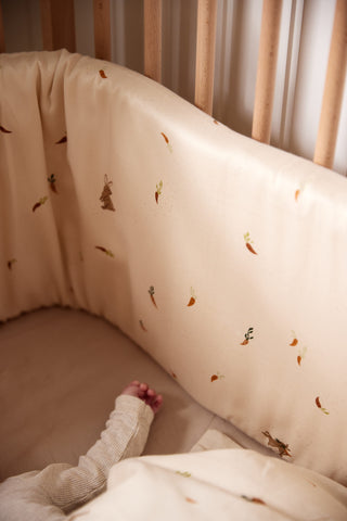 FILIBABBA - Morotsstjäla Sängbumpare - Mysig & Säkra Sömnzon 🌿🍼